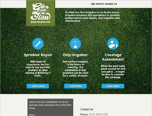 Tablet Screenshot of gowiththeflowirrigation.com